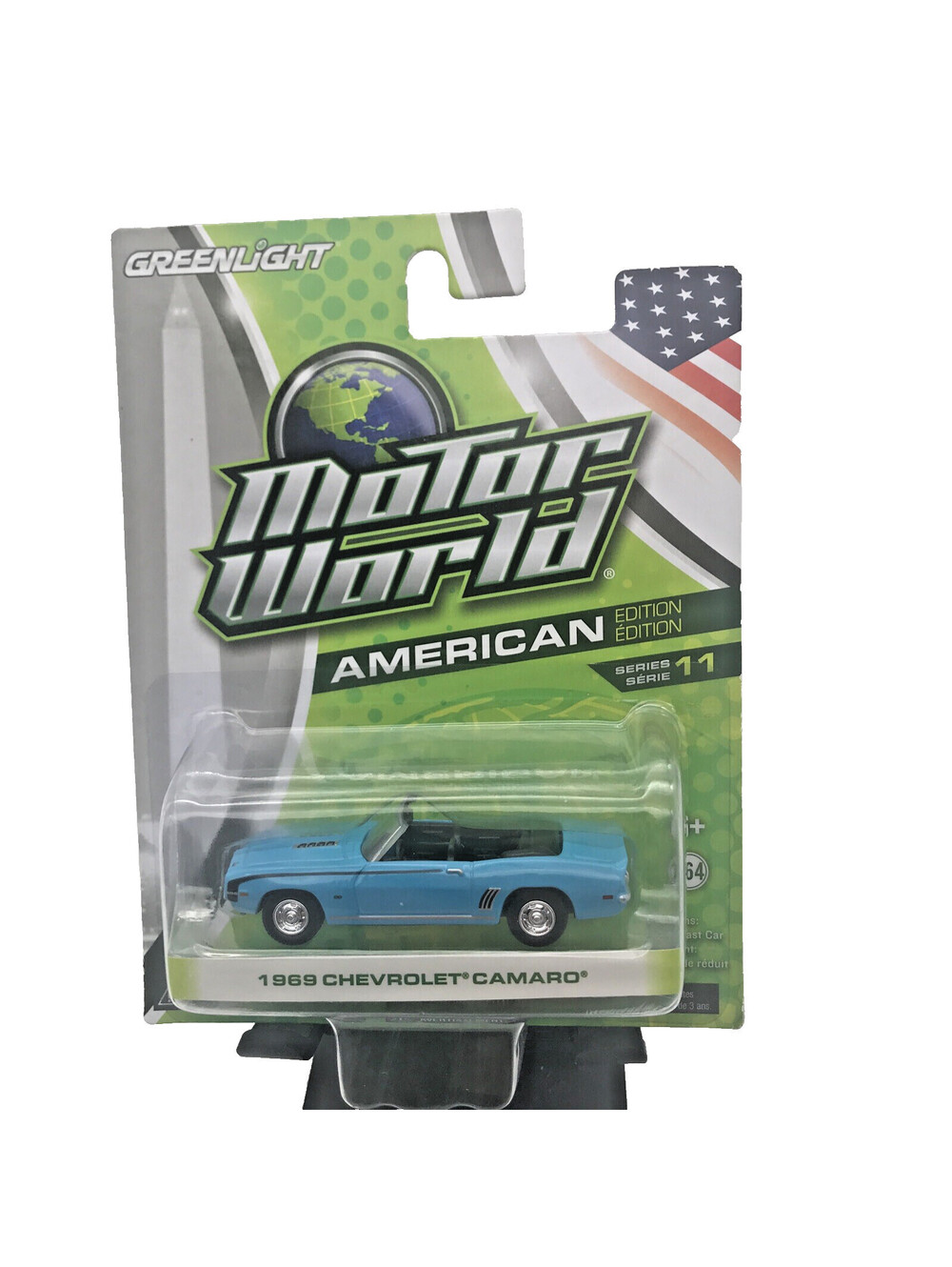 Greenlight Motor World American Edition 1969 Chevrolet Camaro NEW 1:64 S11